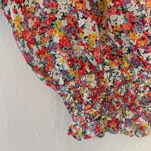 Faithful the Brand x REVOLVE: Floral Plunge Neck Crop Blouse